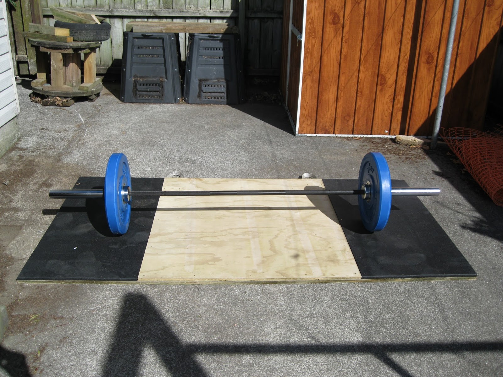 Back To Primal Homemade lifting platform