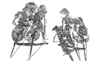 Wayang Kulit Menak (Prabu Lamdahur, Prabu Nusirwan, Dewi Muninggar, Wong Agung Jayengrono dan Umar Moyo)