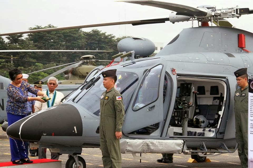 Asian Defence News Philippine Navy Gets AW109 Power Naval Helicopters