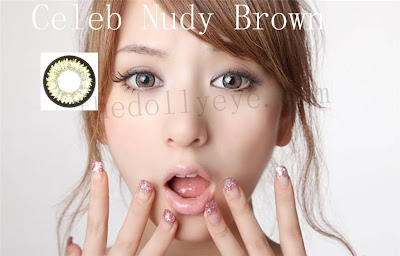 Korean contact lenses contact lens, celeb nudy brown