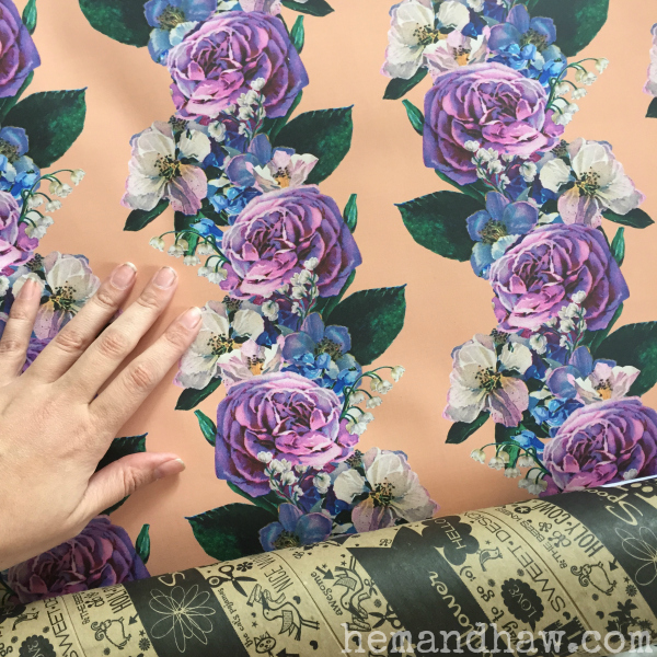 Gluetopia Spoonflower wallpaper review