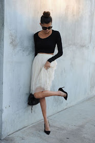 Tulle Skirt by Carly of Bun Bun Book via Lauren Conrad {Cool Chic Style Fashion}