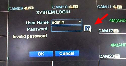 reset password XMeye DVR (HD iDVR)