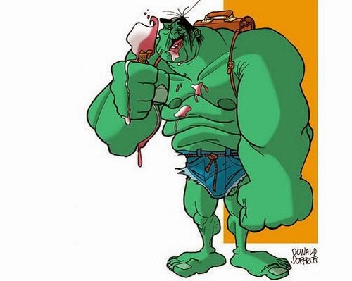 11-The-Hulk-Dr-Bruce-Banner-Donald-Soffritti-Cartoon-Cartoonist-Superheroes-in-Old-Age-www-designstack-co