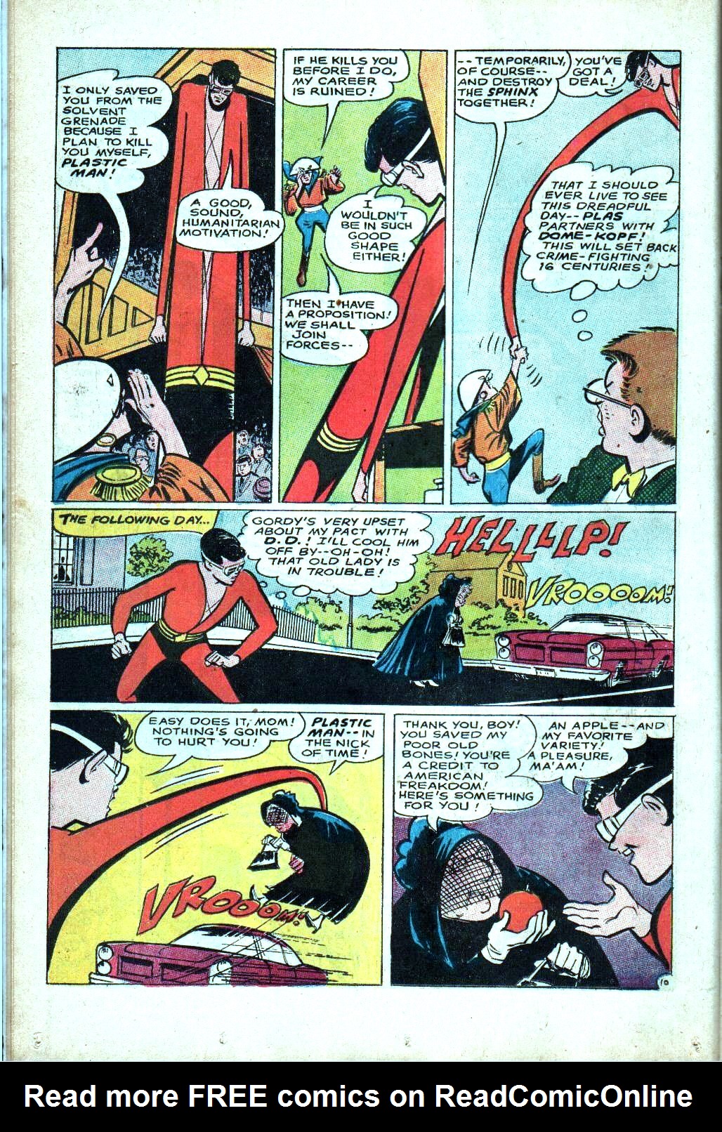 Read online Plastic Man (1966) comic -  Issue #6 - 14