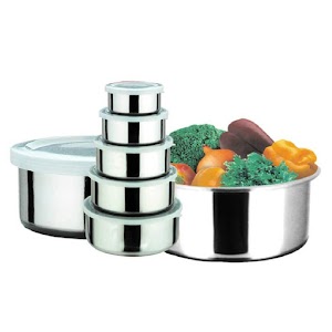 Fresh Box Rantang - Stainless Steel - 5 Pcs Fresh Box Rantang - Stainless Steel - 5 Pcs