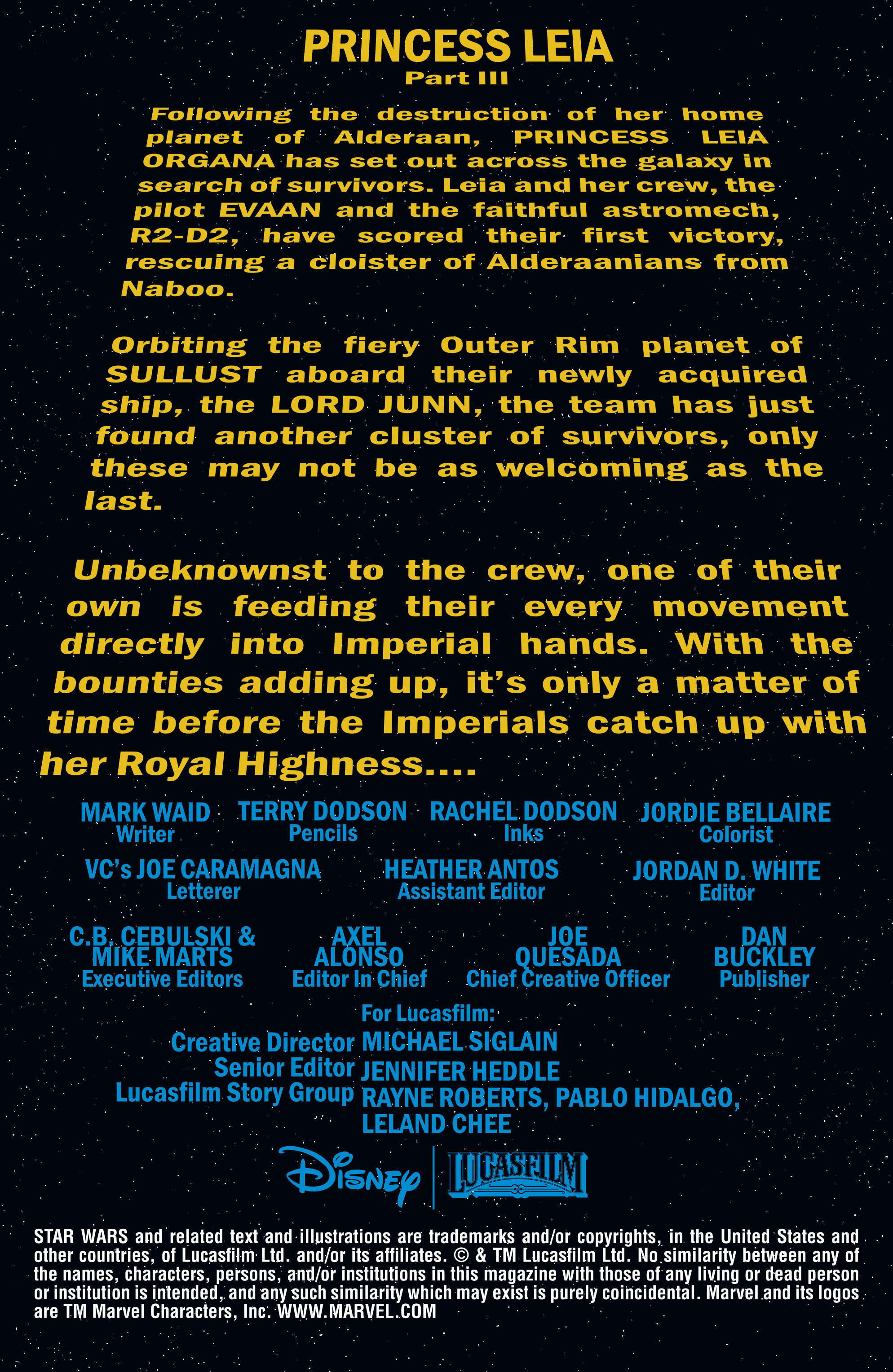 Read online Princess Leia comic -  Issue #3 - 2