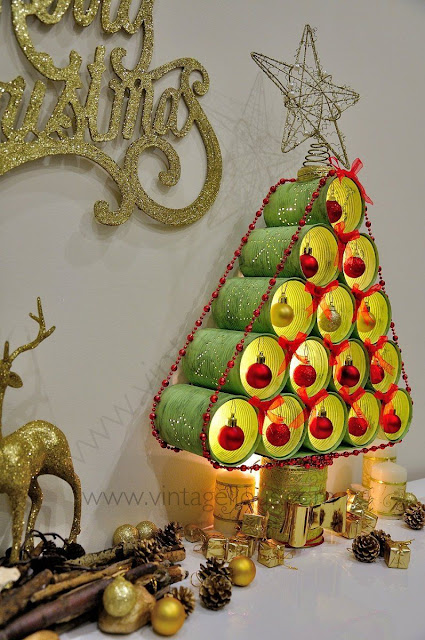 Reciclando con Erika : 4 ideas geniales para hacer un pino navideño