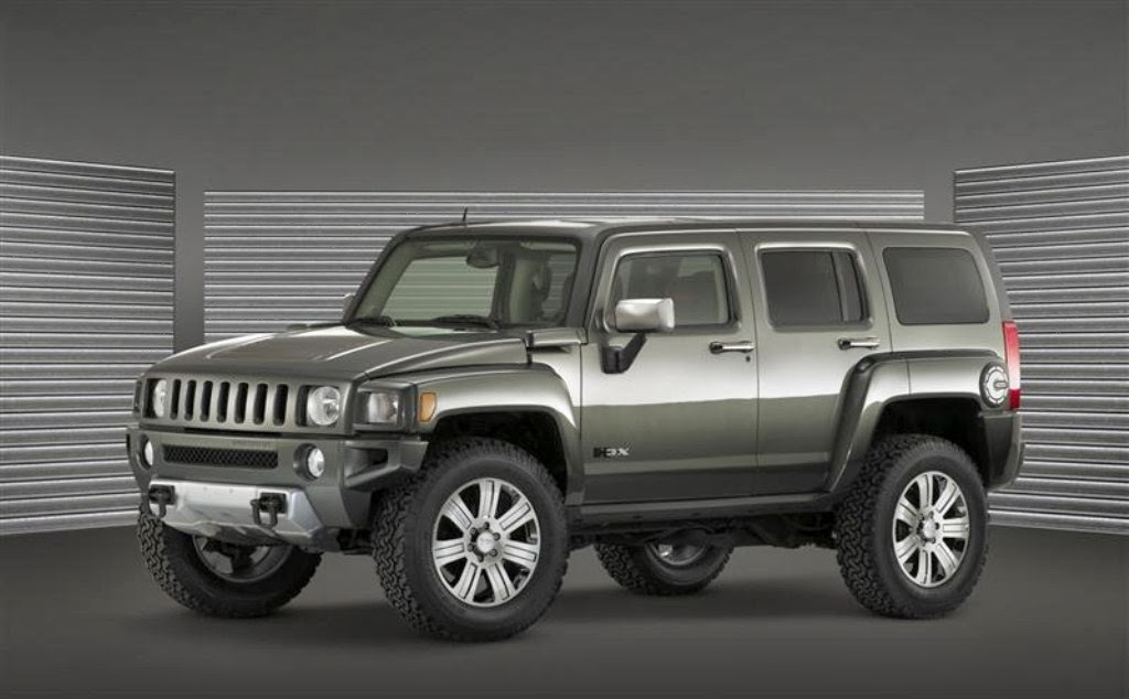 The new Hummer H3 cool SUV muscles car equipped with 3.7 liter I5 and ...