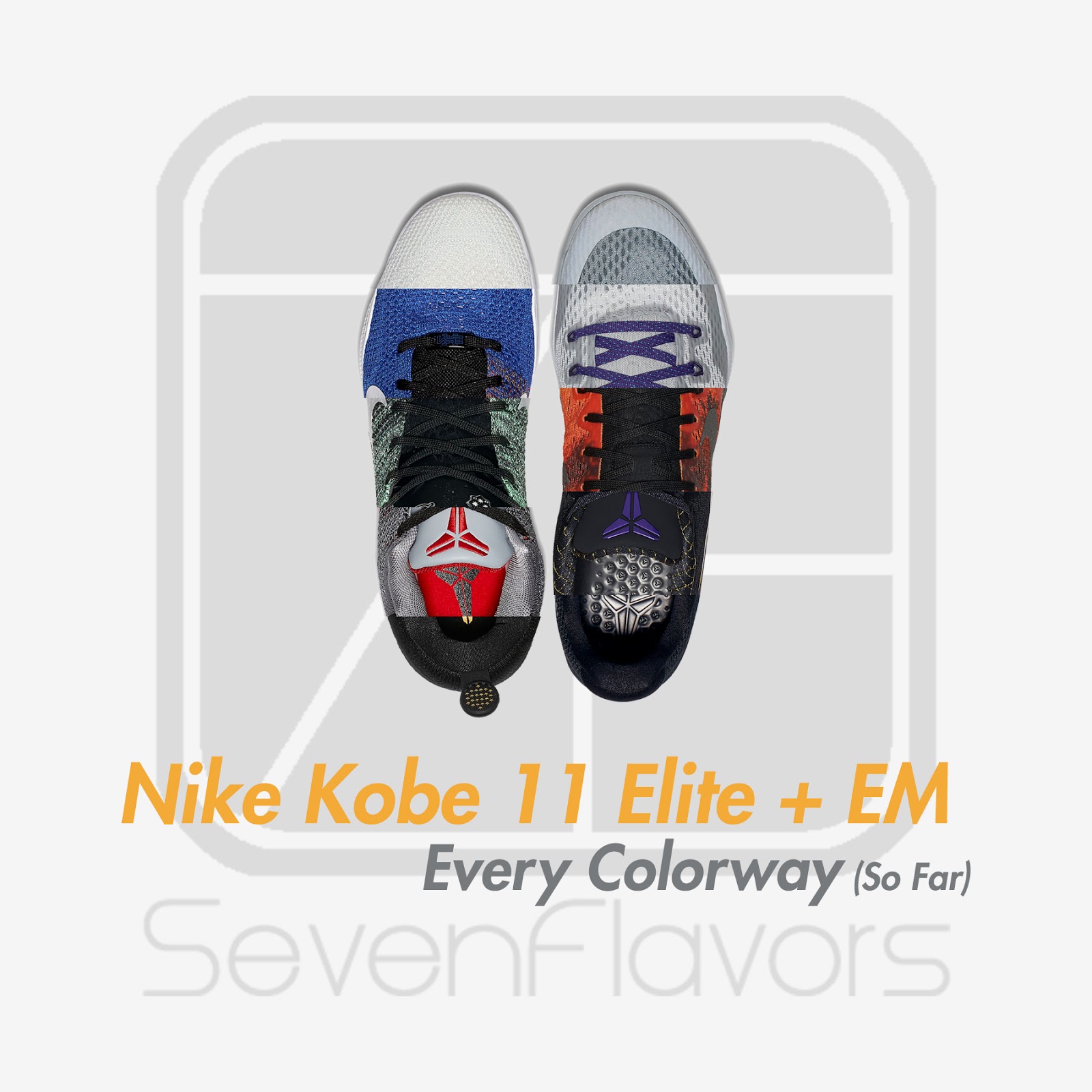 every kobe shoe