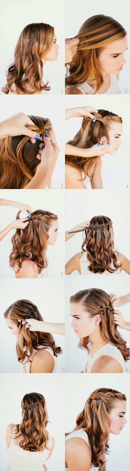 O Puro Glamour ...: 10 penteados bonitos que você pode fazer em 10 minutos