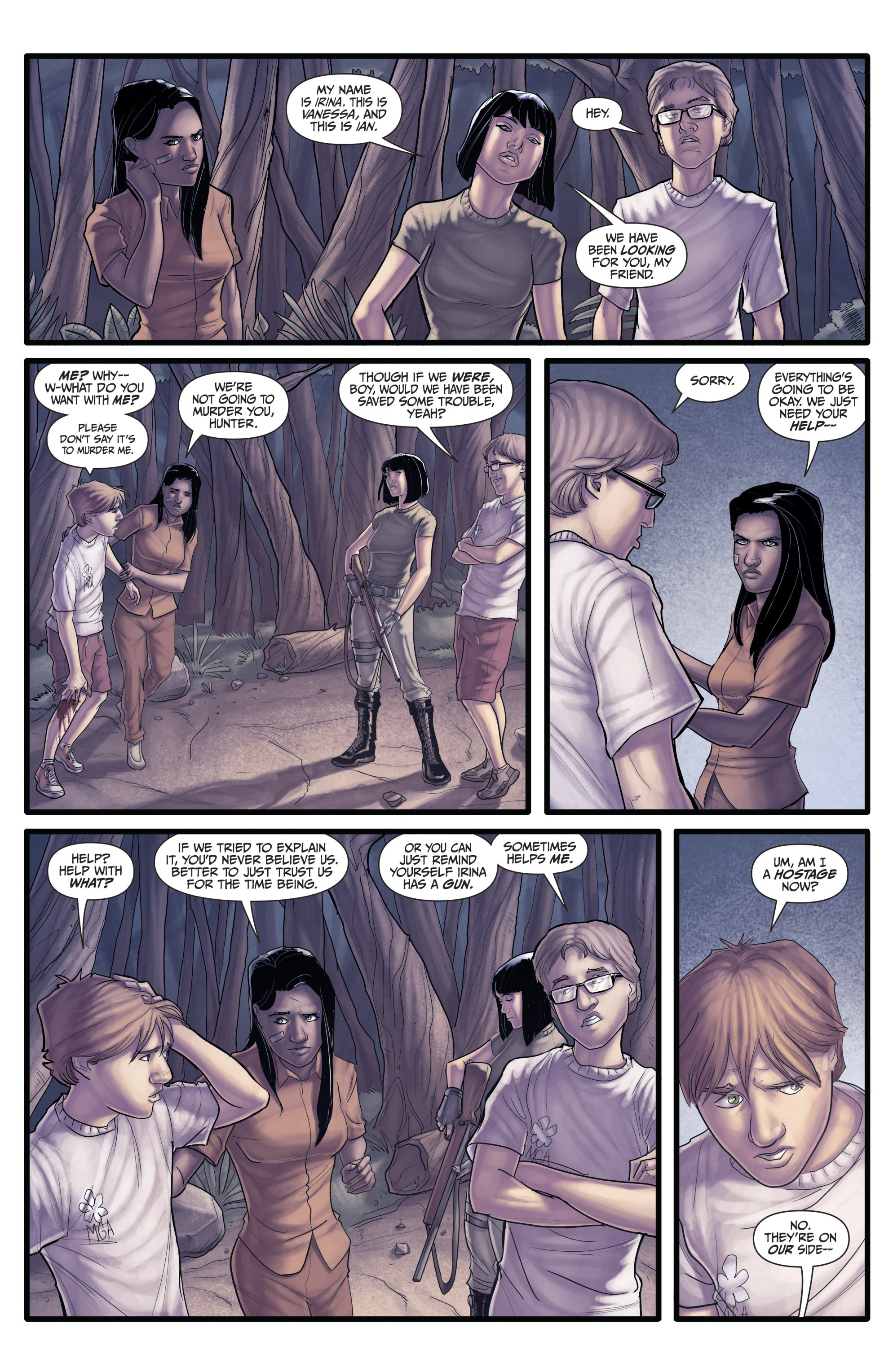 Read online Morning Glories comic -  Issue #21 - 15
