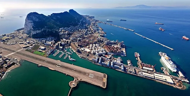 Image Attribute: The Port of Gibraltar (Aerial View from the North West),  Source: Wikimedia Commons