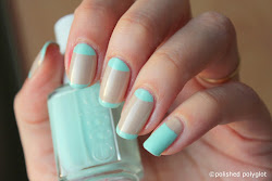 tip mint moon french half notd nails polyglot