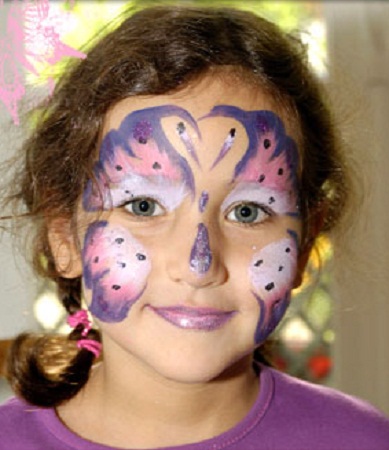 MuyVariado com: Caritas Pintadas, Diseño Mariposa, Paso a Paso MuyVariado com: Caritas Pintadas, Diseño Mariposa, Paso a Paso