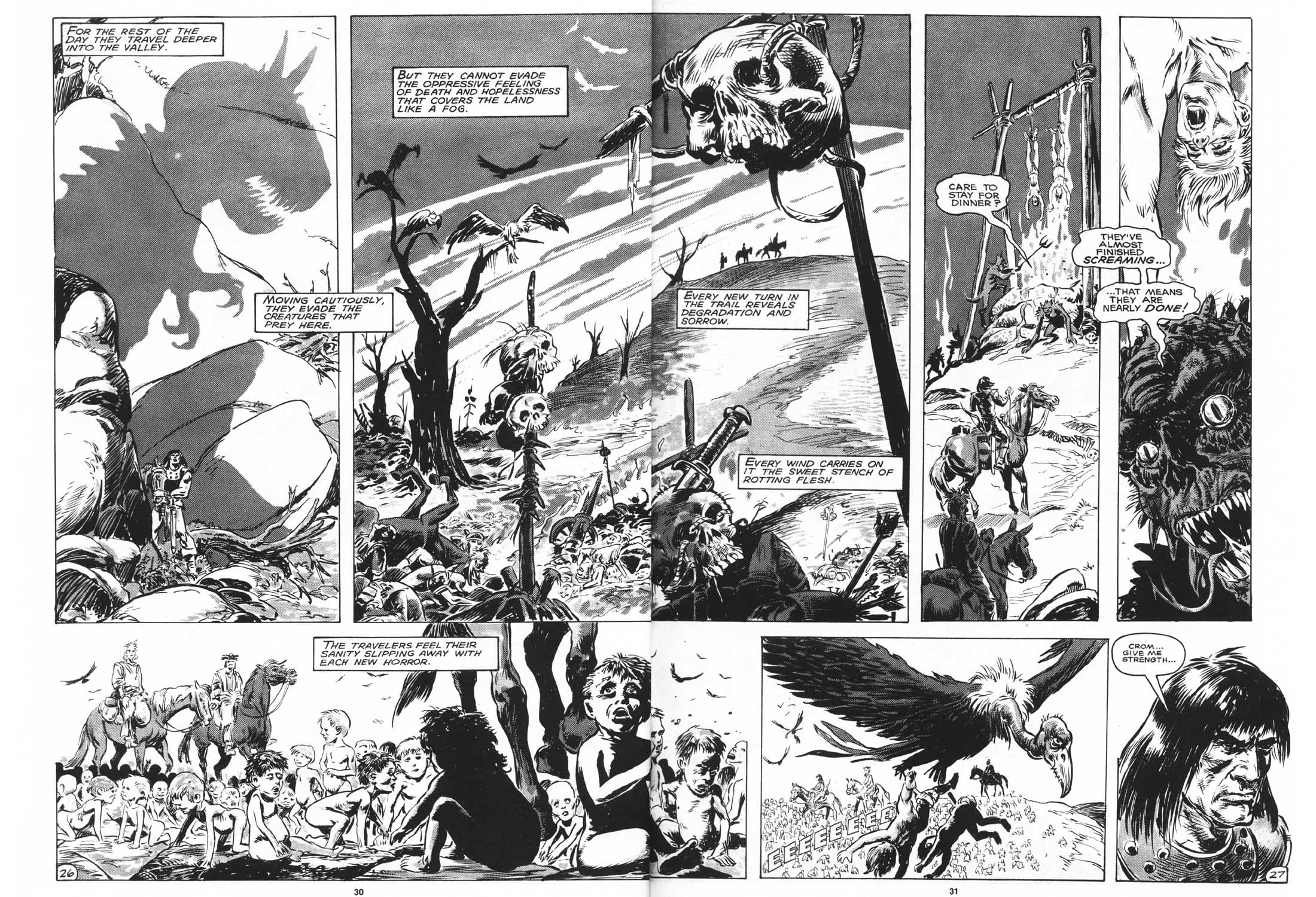 Read online The Savage Sword Of Conan comic -  Issue #161 - 31