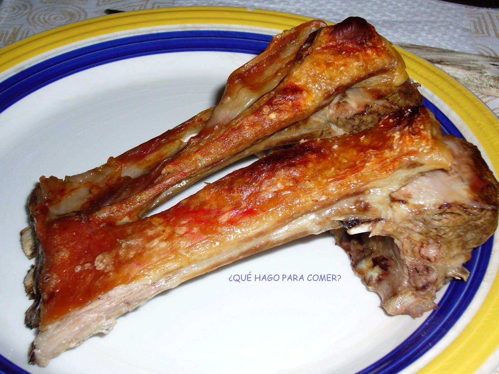 QUÉ HAGO PARA COMER?: TERNASCO ASADO A BAJA TEMPERATURA