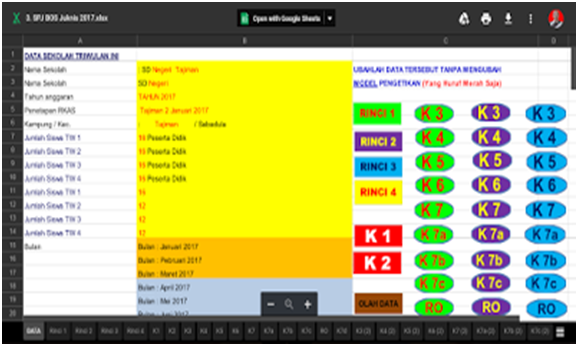 Download Aplikasi SPJ BOS 2017 Otomatis Format Excel