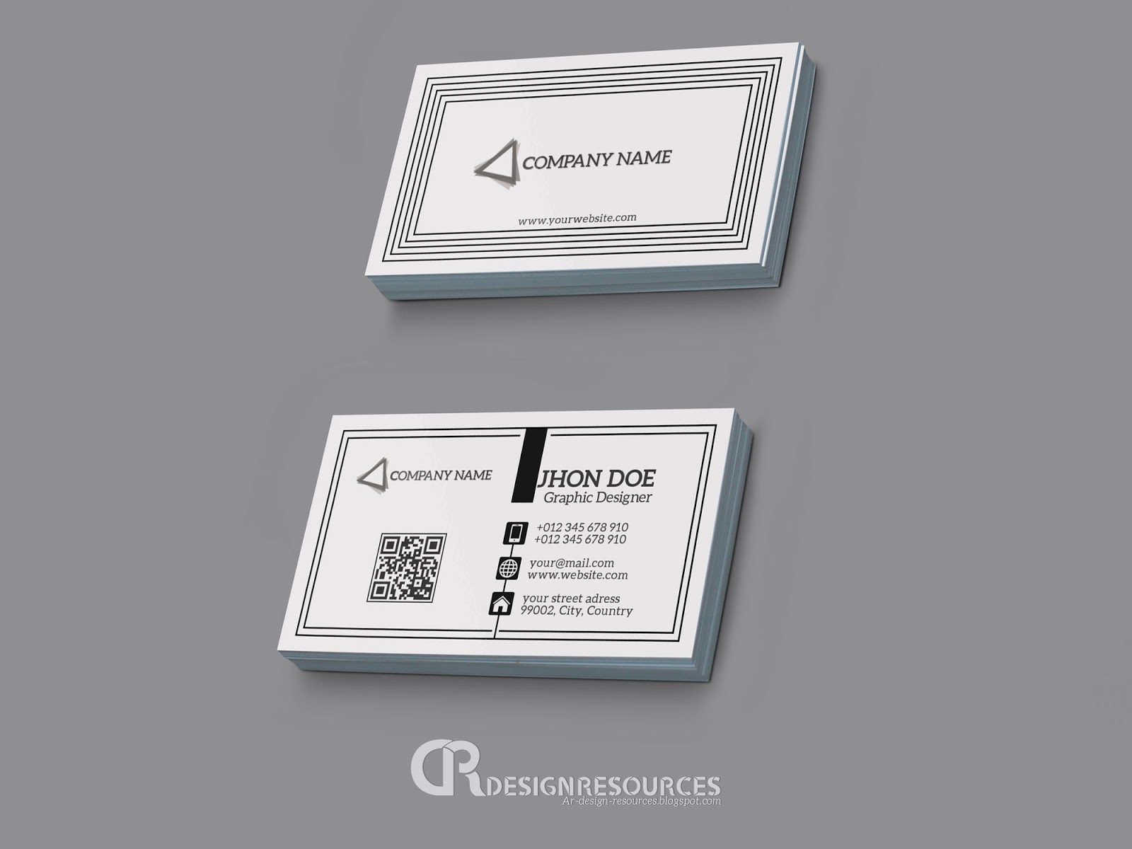 Create a Simple Business Card in rada