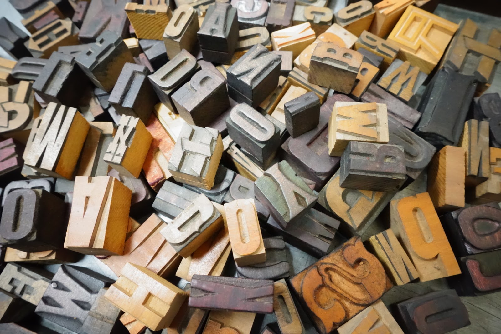 活版印刷 なにわ活版印刷所 大阪 Letterpress studio Osaka JAPAN 活版TOKYO2016で輸入活字の販売を