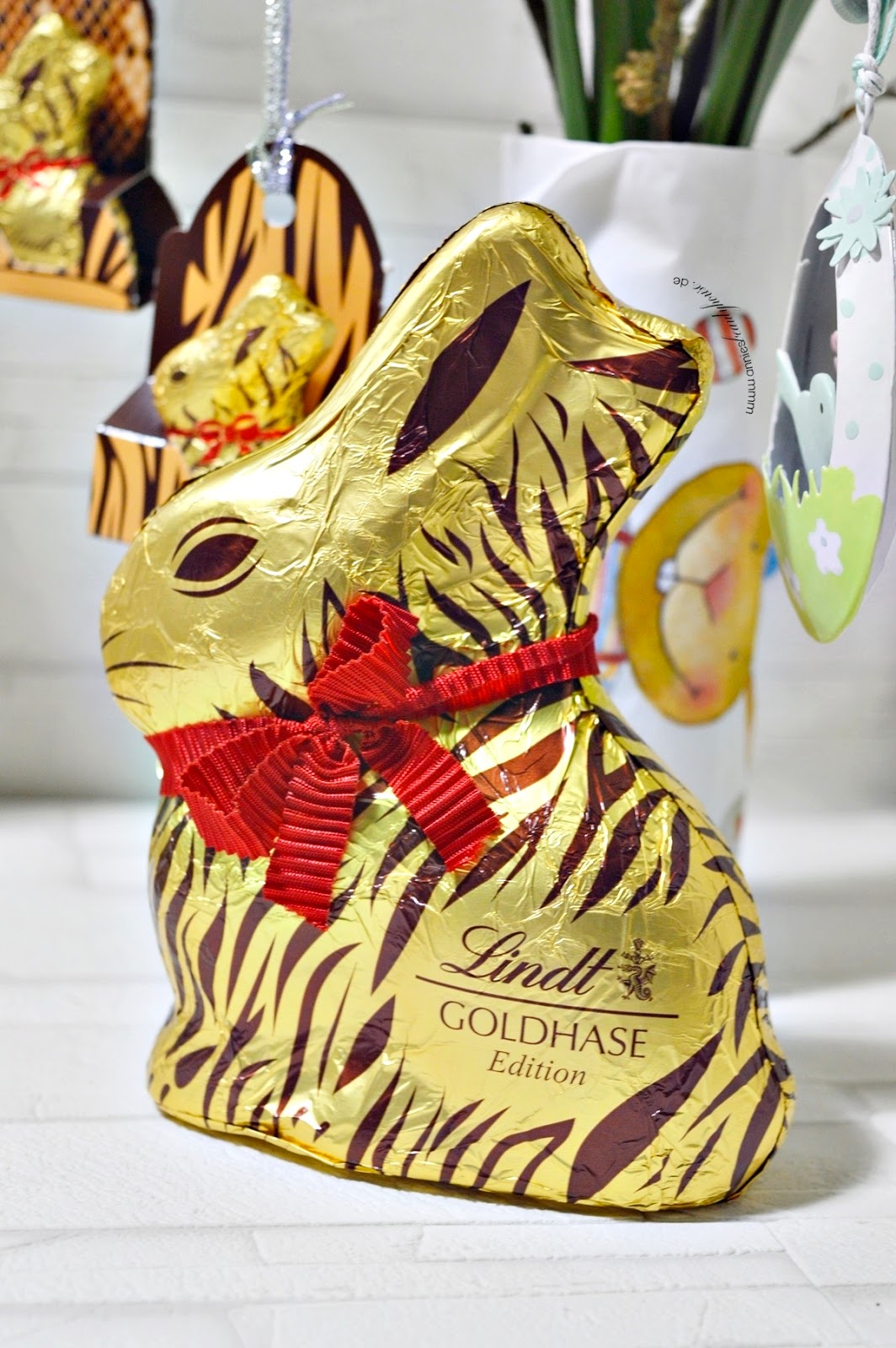 Easter bunny wears Animal Print Easter bunny
