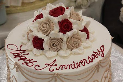 Bests Greetings Under Happy 3rd Wedding Anniversary Cake Images