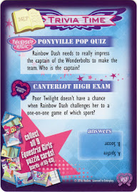 My Little Pony Equestria Girls Puzzle, Part 3 Equestrian Friends Trading Card
