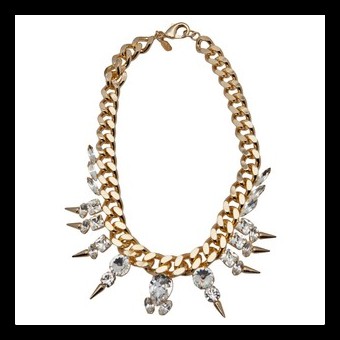 Red Fashion Styling: Fabulous Finds- FALLON Crystal Necklace