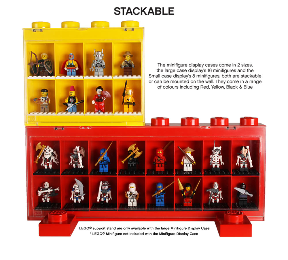 Hedendaags My Favourite: Lego minifigure display case (stackable) DH-37