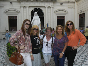 Alex com Vera Loyola e amigas