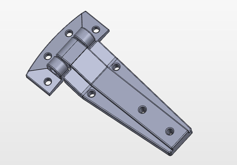Free cad file 3D Model DHIZ85165 Heavy duty Die cast hinge