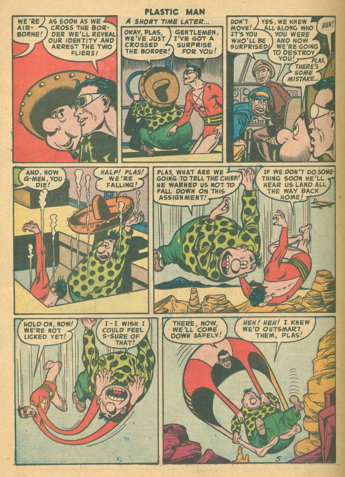 Read online Plastic Man (1943) comic -  Issue #37 - 22