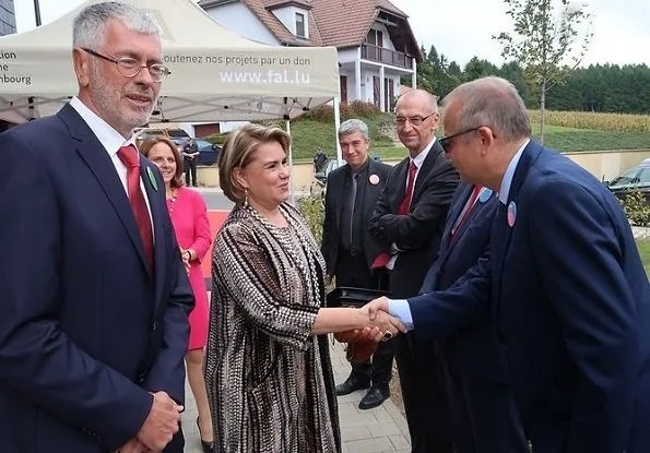 Grand Duchess Maria Teresa attended opening of autism dormitory built by Fondation Autisme Luxembourg (FAL) in Rambrouch