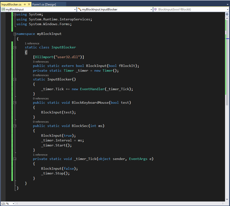Brandon's IoT Note C Block Input (Keyboard, Mouse) 阻斷鍵盤, 滑鼠動作
