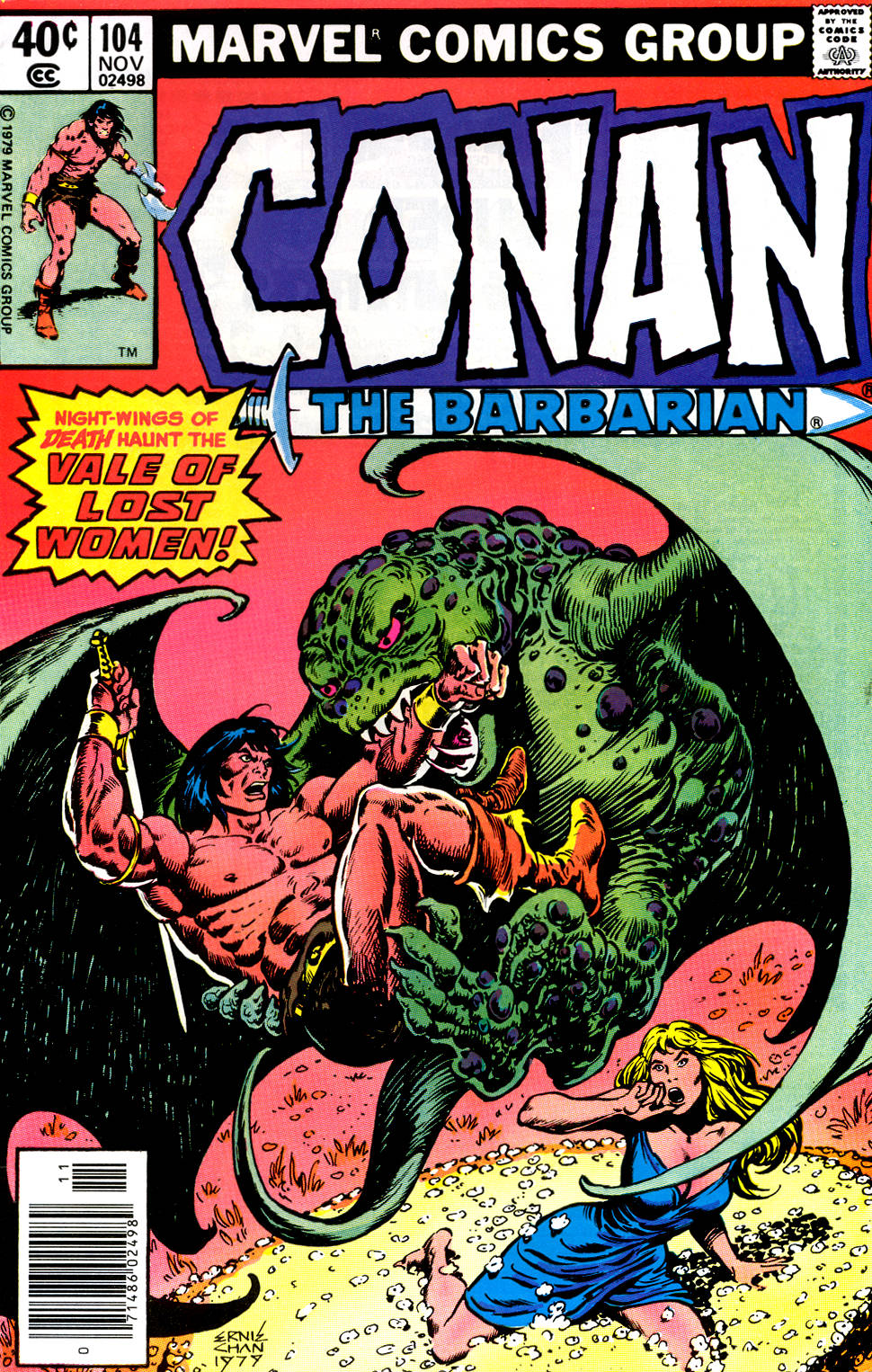 Read online Conan the Barbarian (1970) comic -  Issue #104 - 1