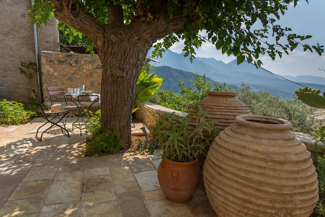 Greek village house in Kardamyli, Greece