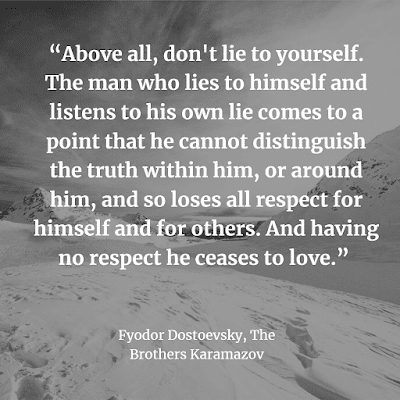Fyodor Dostoyevsky Inspirational quote the brother Karamazov