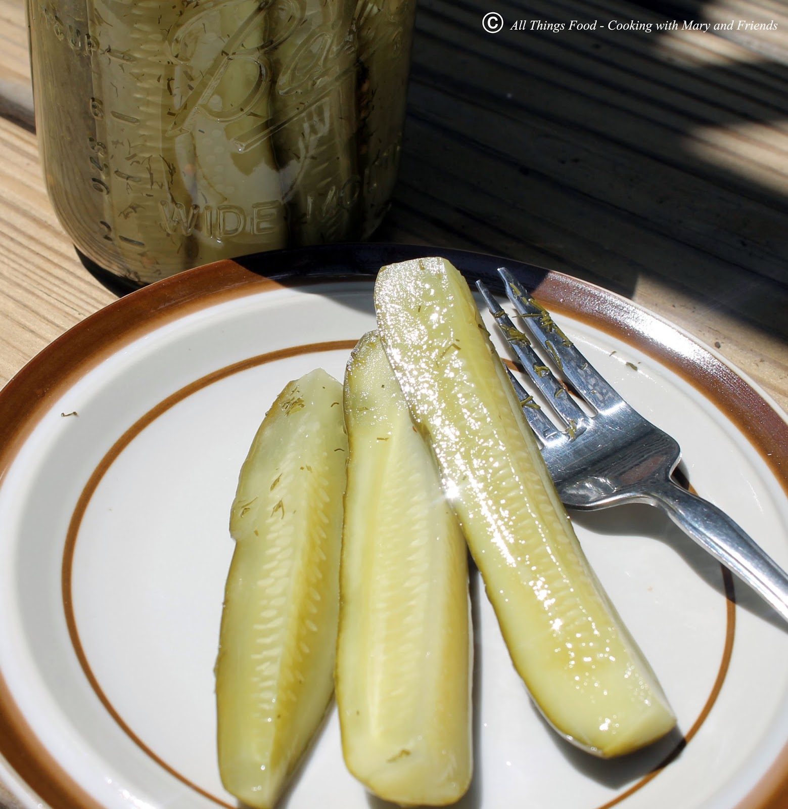 Cooking With Mary and Friends Crunchy Dill Pickles