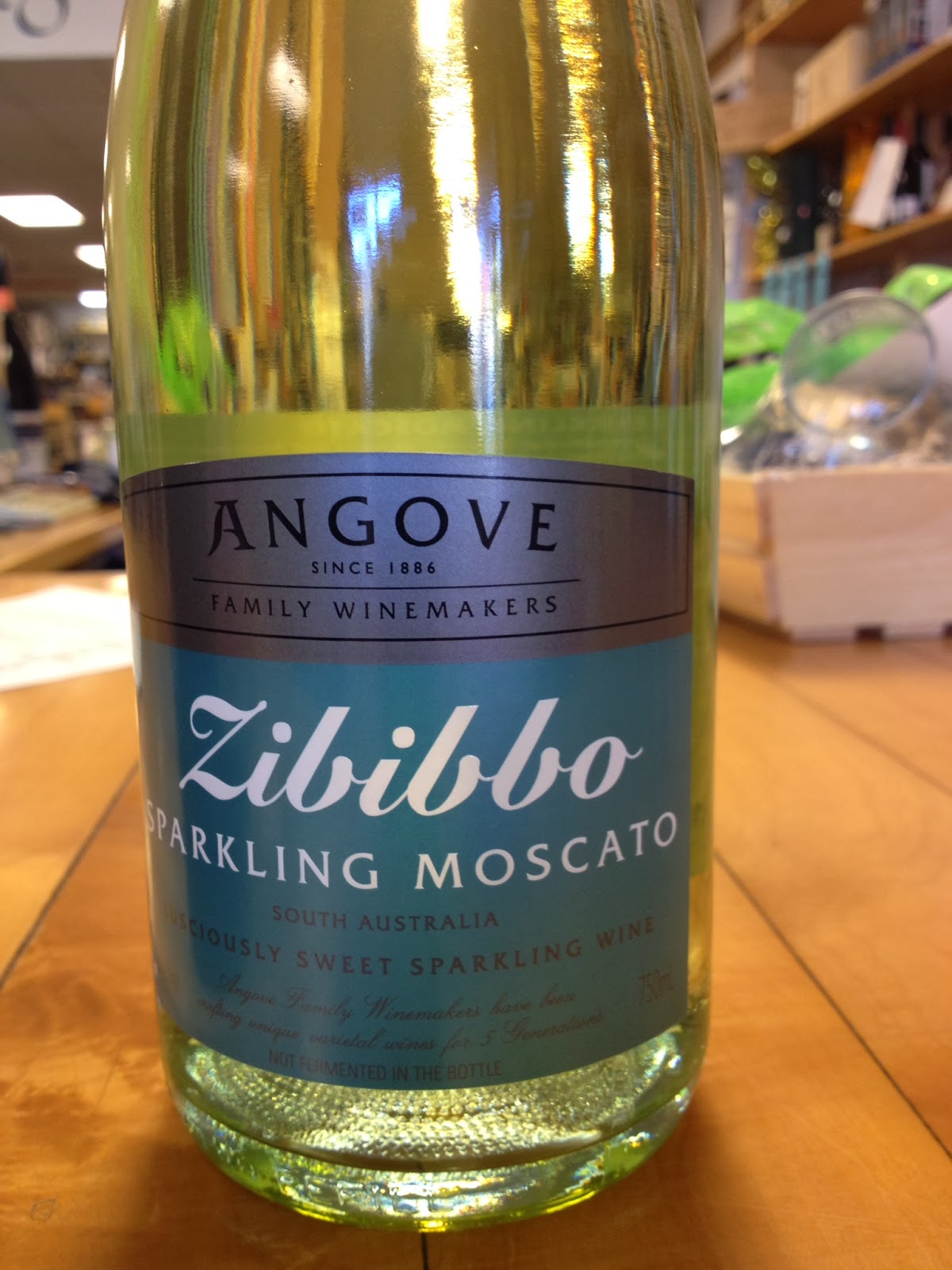 Courtney's Wine Blog Tasting Angove Zibibbo Sparkling Moscato
