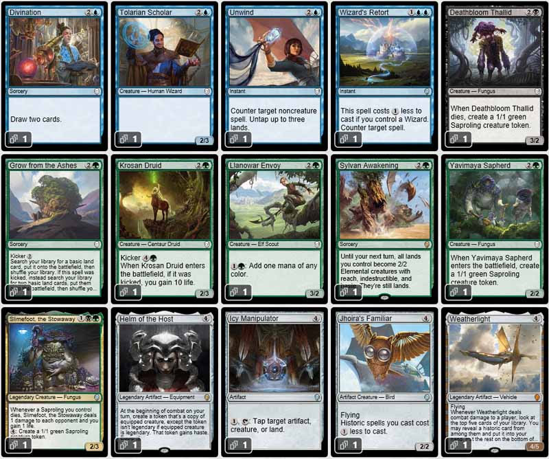 Magic the Gathering Adventures Dominaria Commander Deck Blue Black