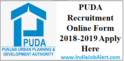 PUDA Recruitment 2018 || Apply online for SDO, JE, Law Officer, Clerk and DEO Posts 