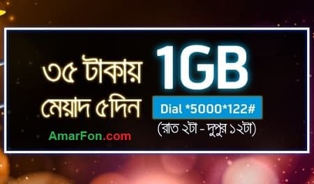 GP 1GB Night Pack 35TK Grameenphone 1 GB Internet Night Data Pack 35 Taka Offer