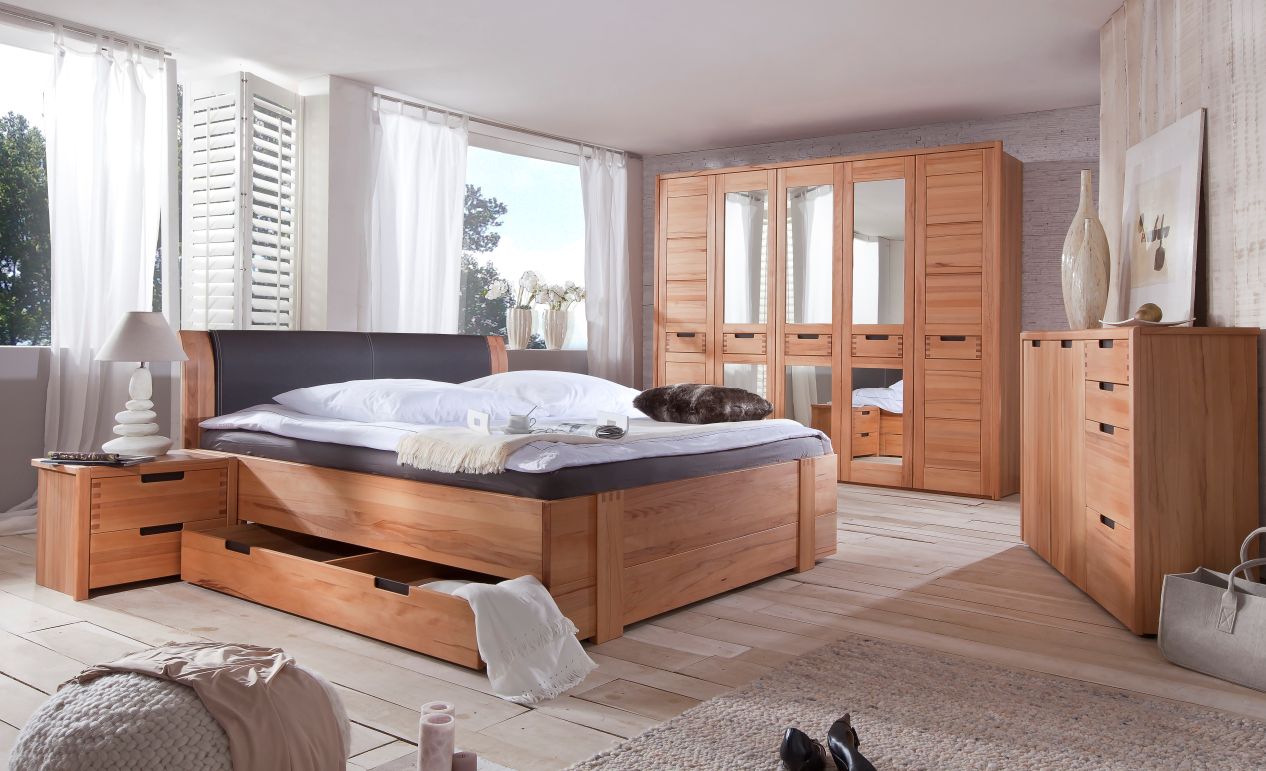 Komplett Schlafzimmer Kernbuche günstig bei Yatego ...