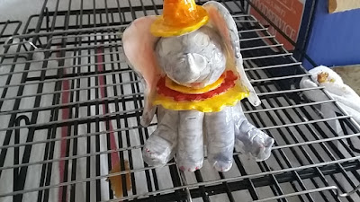 Dumbo style topper for  Baby Shower Cake