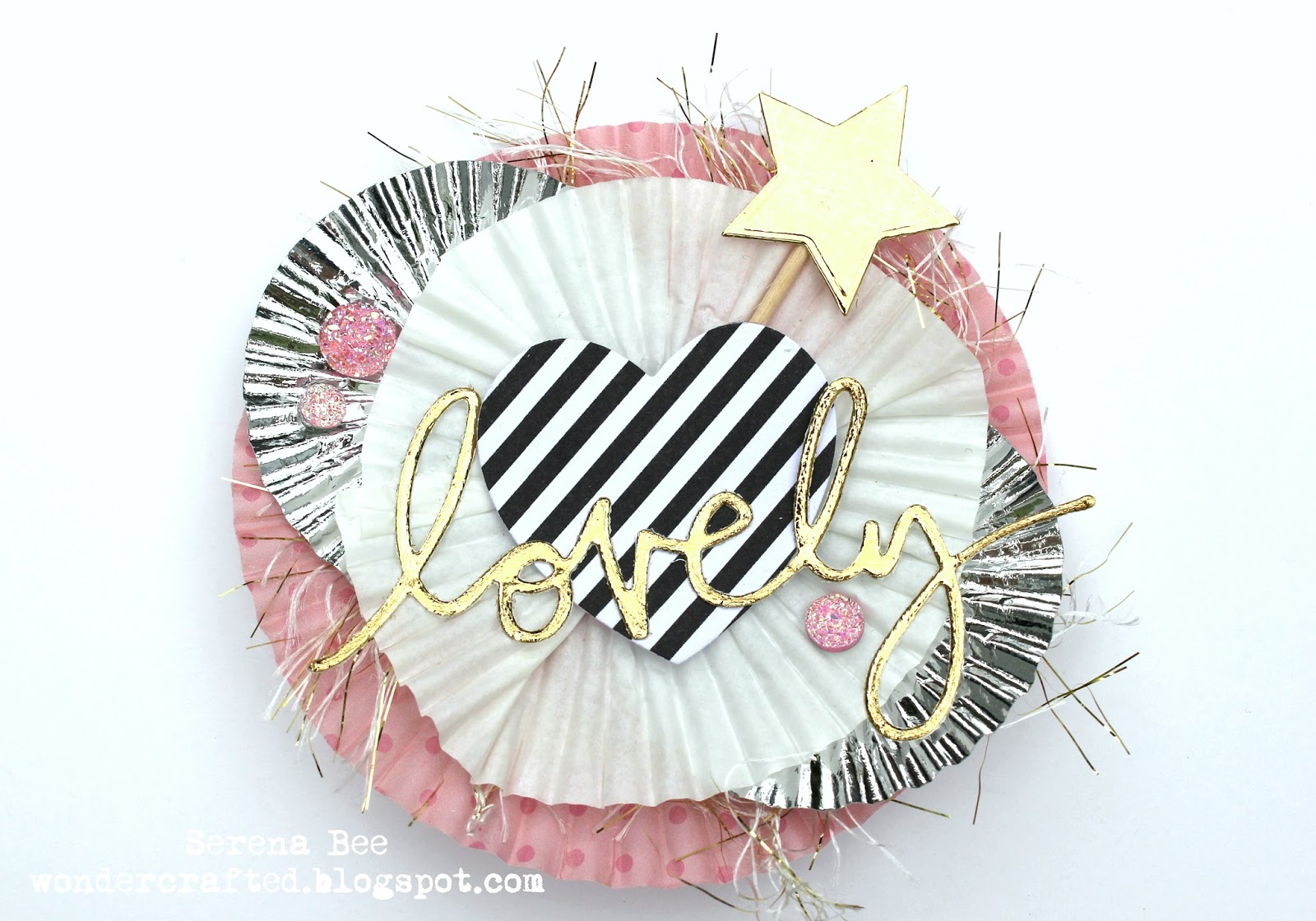 . DIY Embellishments Using Cupcake Liners and Toothpicks!