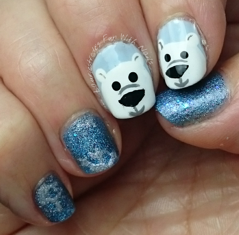 Lauriestrodes Fun With Nails: 13 Days of January Nail Art Challenge #1 ...