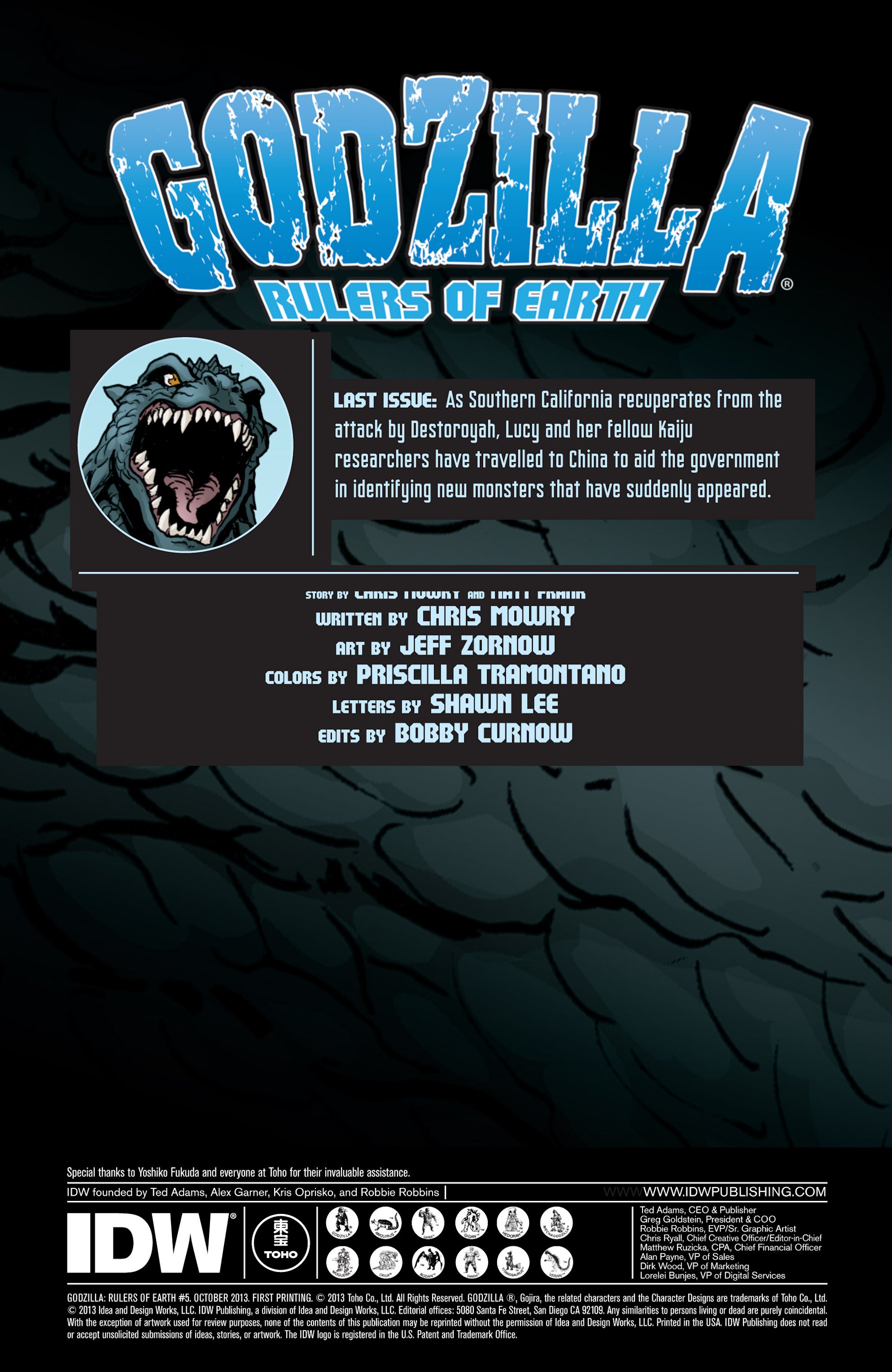 Read online Godzilla: Rulers of Earth comic -  Issue #5 - 2