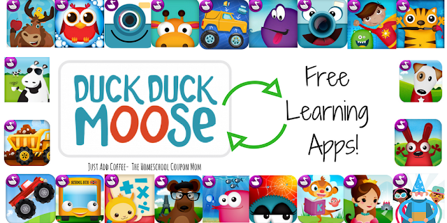 Free Learning Apps From Duck Duck Goose! | JustAddCoffee- The