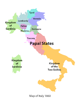 The Papal States of Italy