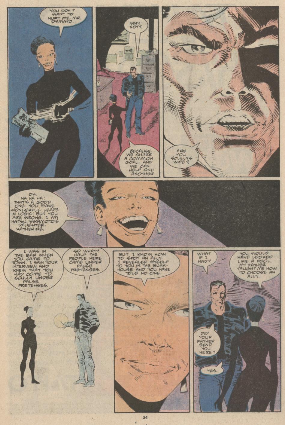 Read online The Punisher (1987) comic -  Issue #22 - Ninja Training Camp - 19